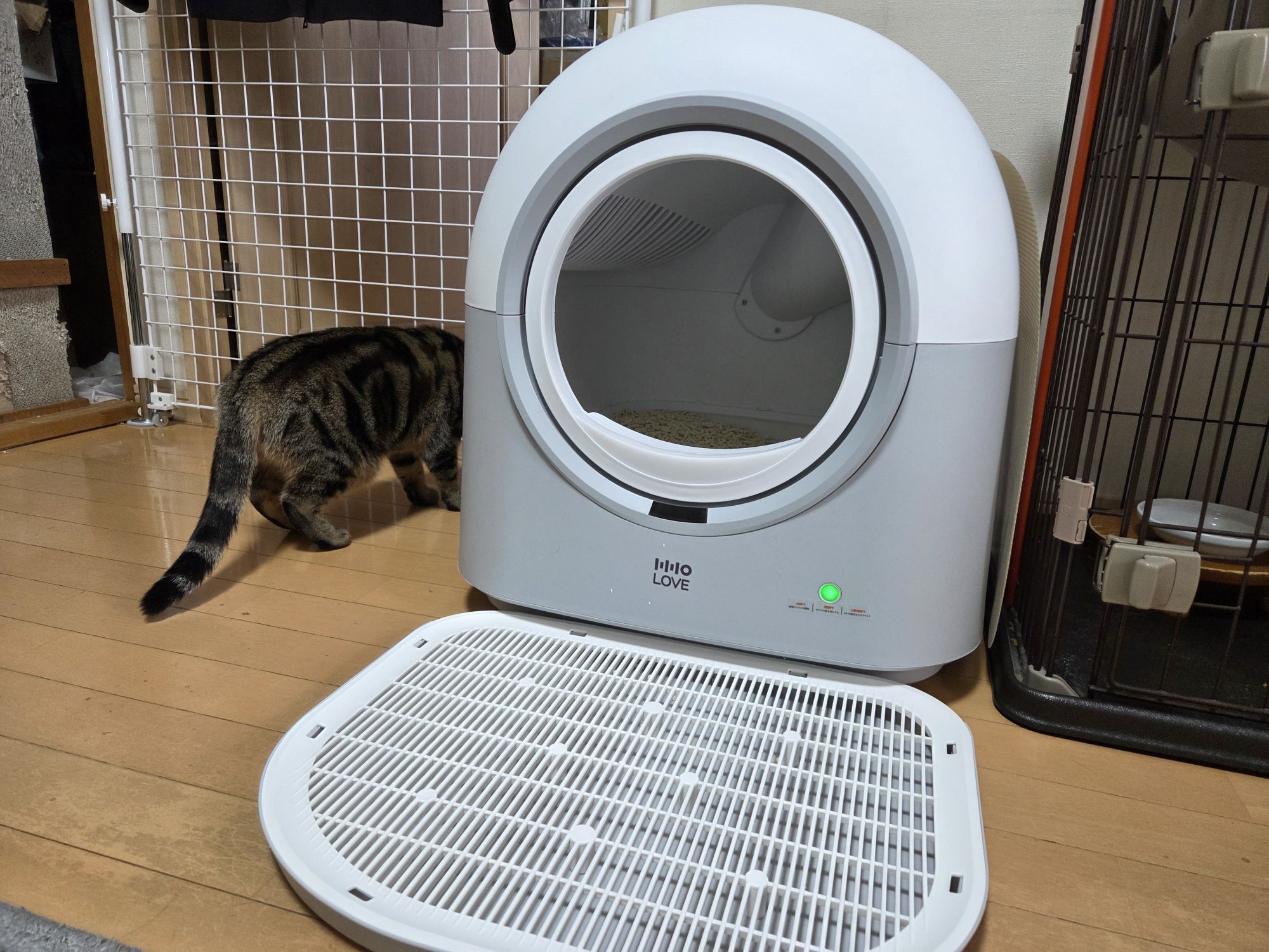 IHHO LOVE 自動猫トイレ Pro HHOLOVE 自動猫トイレ Pro ホワイト｜掃除不要・脱臭・多頭飼い対応