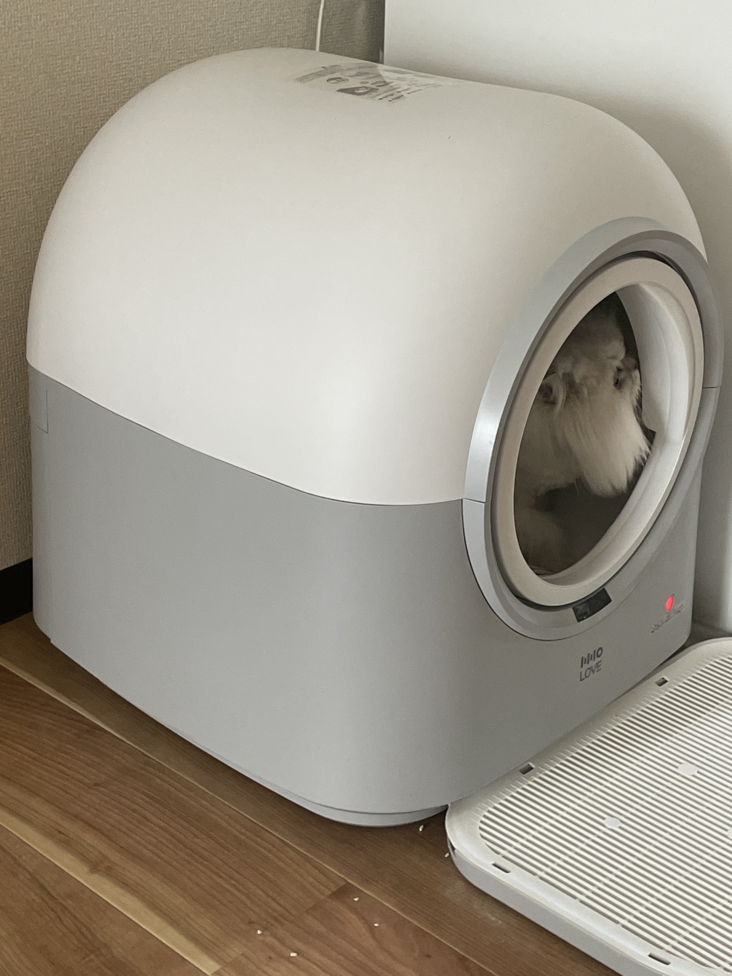 自動猫トイレ Pro ホワイト｜全自動清掃＆AI管理・掃除不要・脱臭